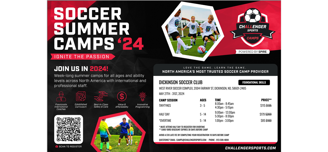 Challenger Sports Foundational Skills Soccer Camp