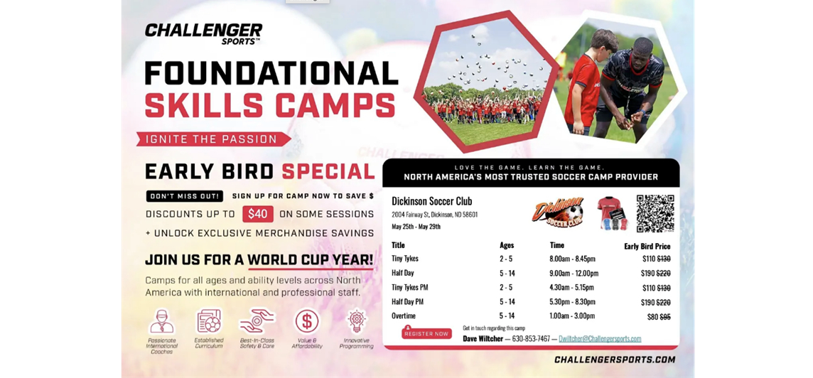 Challenger Sports Foundation Camp